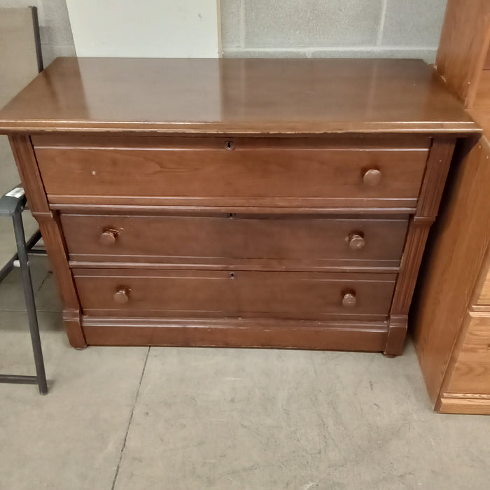 43.5"W 3-Drawer Wood Dresser