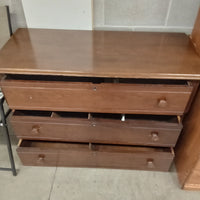43.5"W 3-Drawer Wood Dresser
