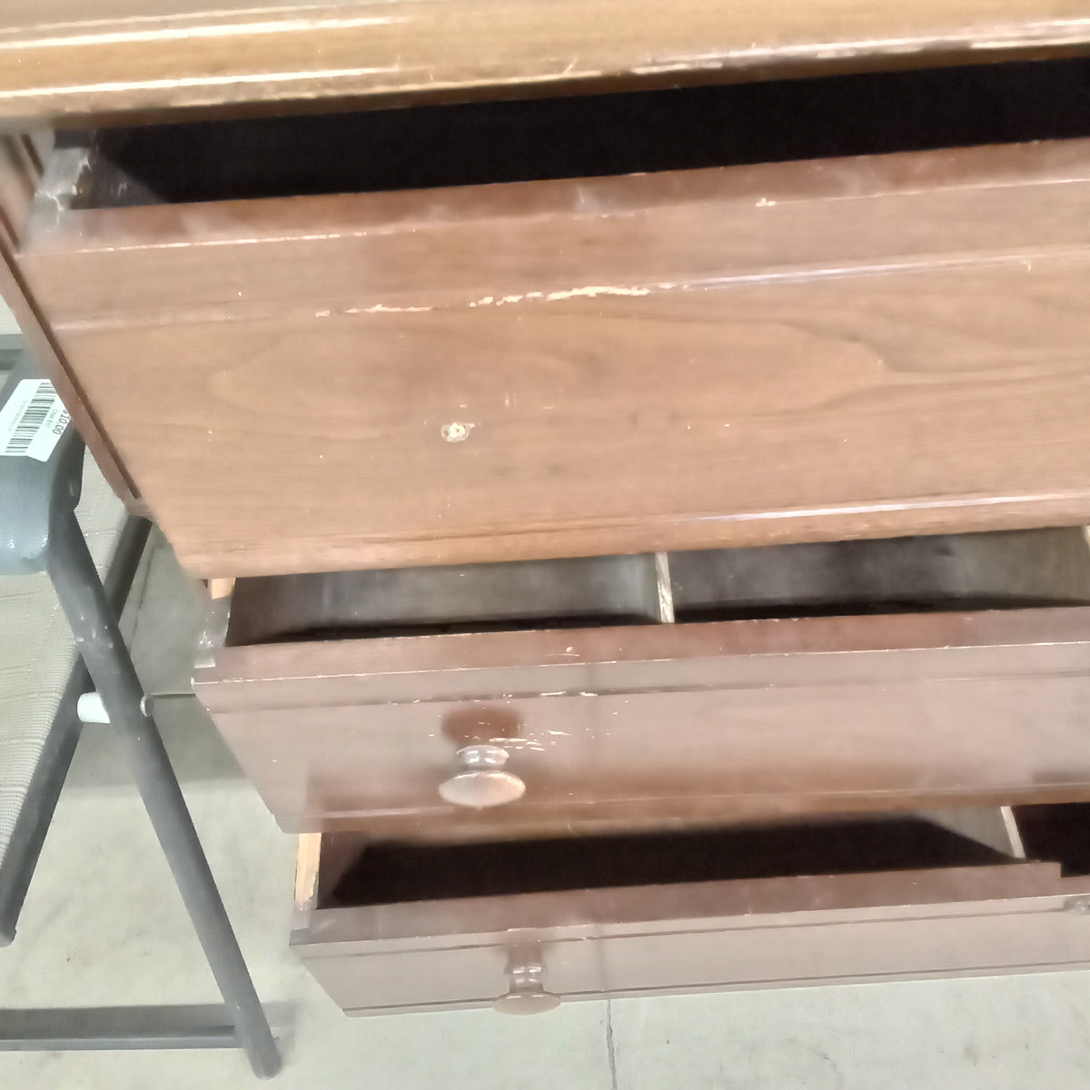 43.5"W 3-Drawer Wood Dresser