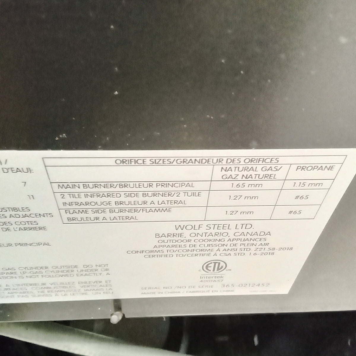 48"W Natural Gas Barbeque