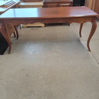 70"W Solid Wood Office Desk with Two Drawers