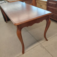 70"W Solid Wood Office Desk with Two Drawers