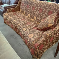 88"W 3-Seat Sofa in Paisley Fabric