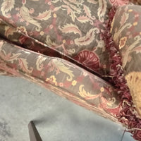 88"W 3-Seat Sofa in Paisley Fabric