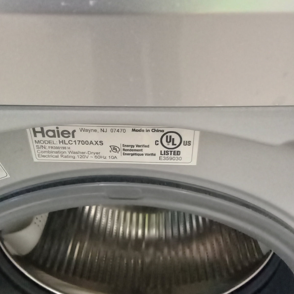 24"W Electric Dryer -Gray