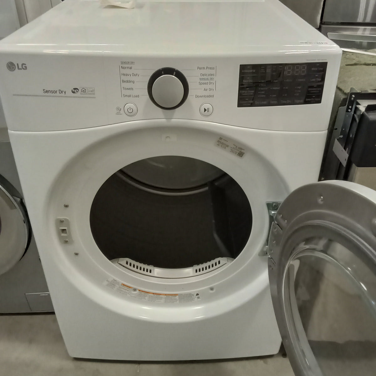 27"W Electric Dryer - White