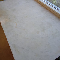 44"W Small Kitchen Island with Marble Top