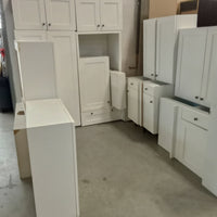 17 Piece White Kitchen Cabinet Set