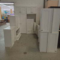17 Piece White Kitchen Cabinet Set