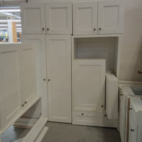 17 Piece White Kitchen Cabinet Set