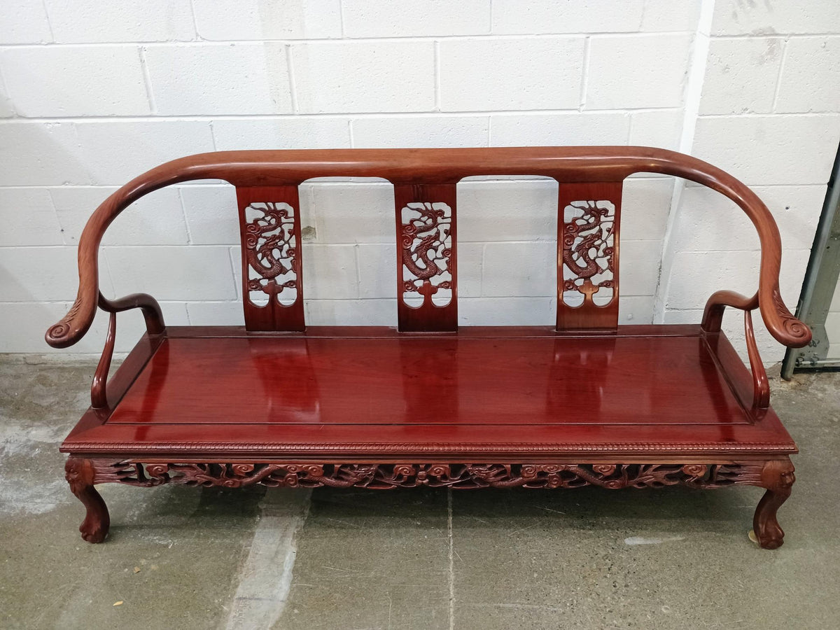 Ming Style Asian Rosewood Sofa