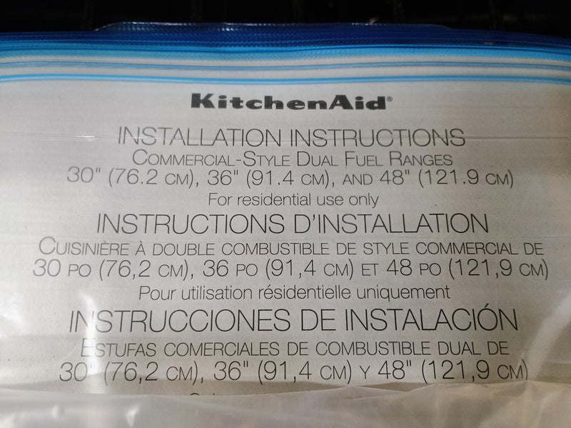 Kitchen Aid Commercial Style Dual Fuel Range