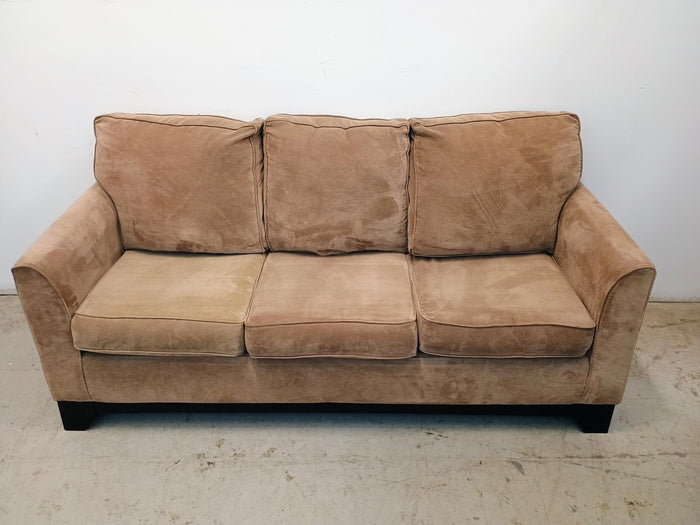 Beige Upholstered Sofa