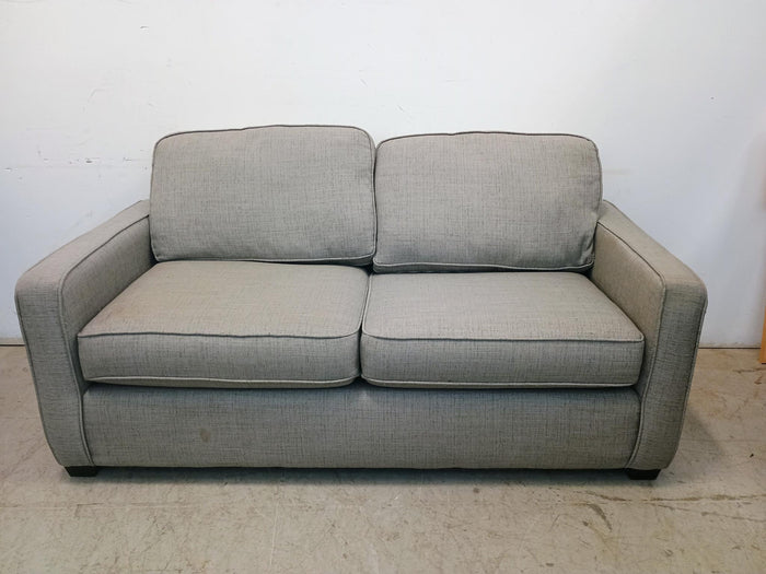 Upholstered Loveseat in Grey