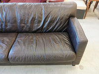 Faux Leather Sofa