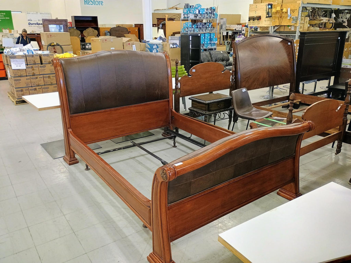 Sleigh Queen Size Bed Frame