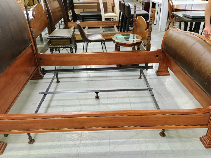 Sleigh Queen Size Bed Frame