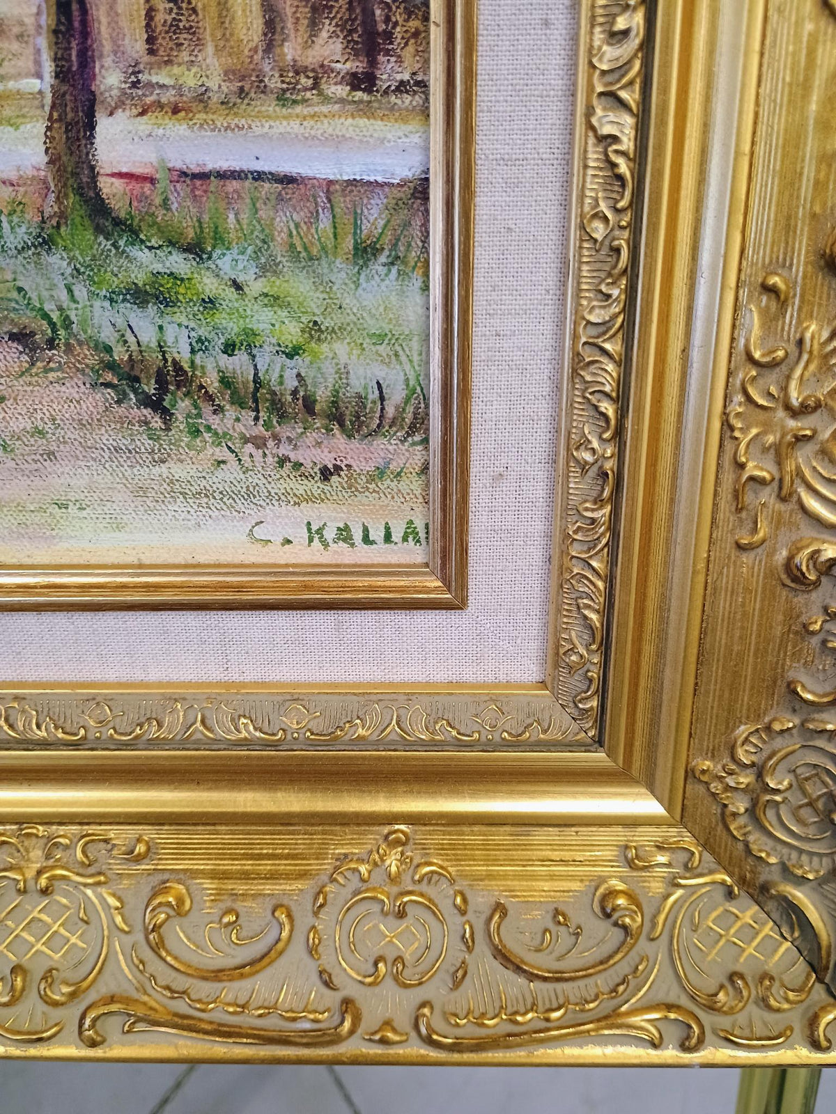 Oil on Canvas Painting by C. Kallai #1