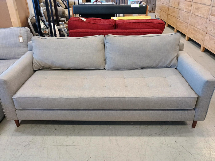 Modern Loveseat in Grey