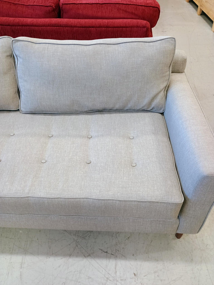 Modern Loveseat in Grey