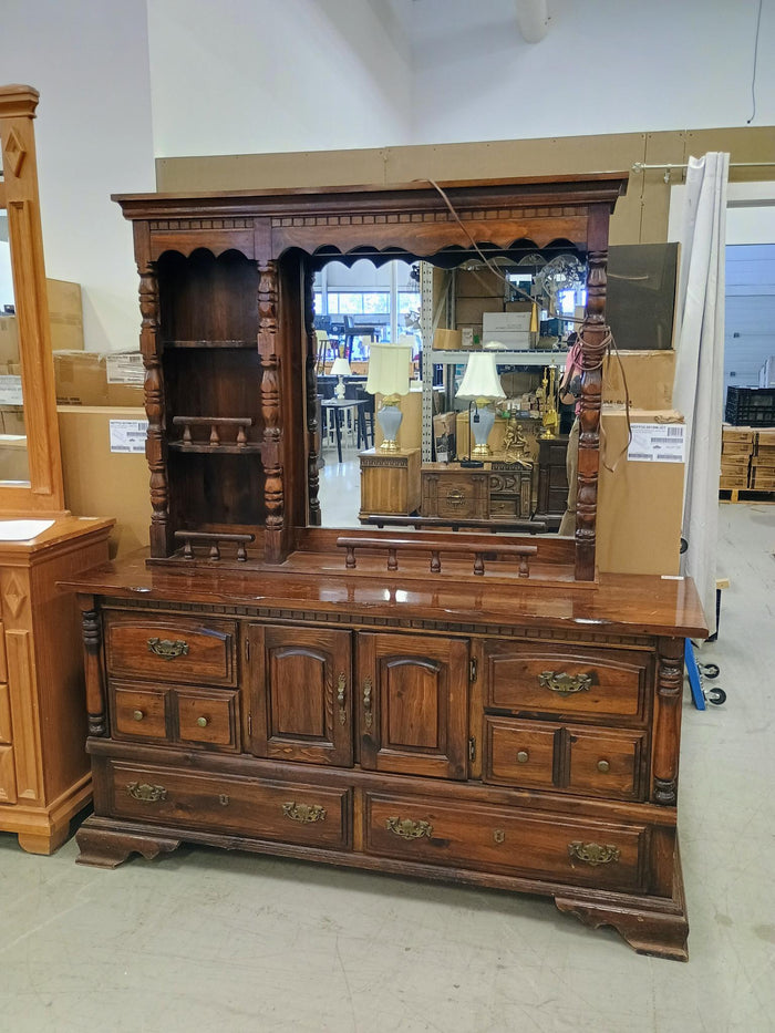 Vintage Dresser With Mirror