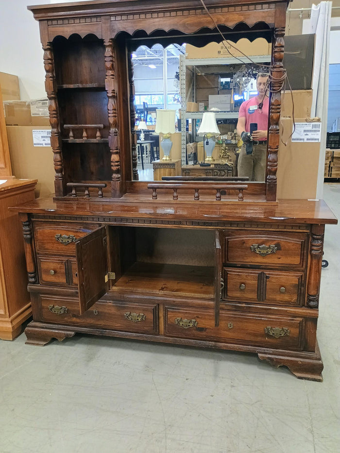 Vintage Dresser With Mirror