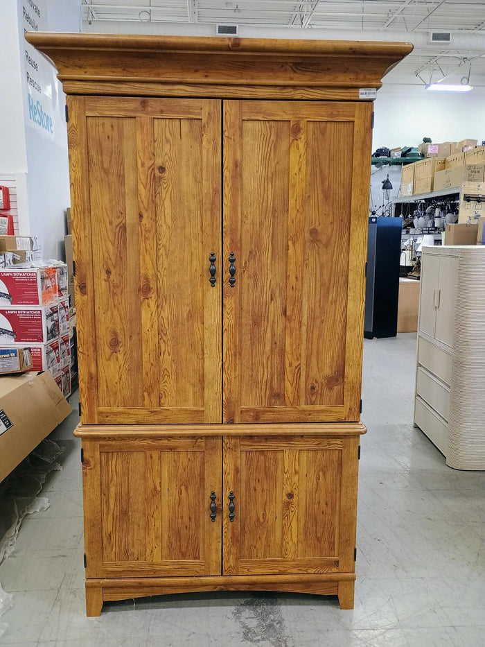 Faux Wood Wardrobe- Hidden Office