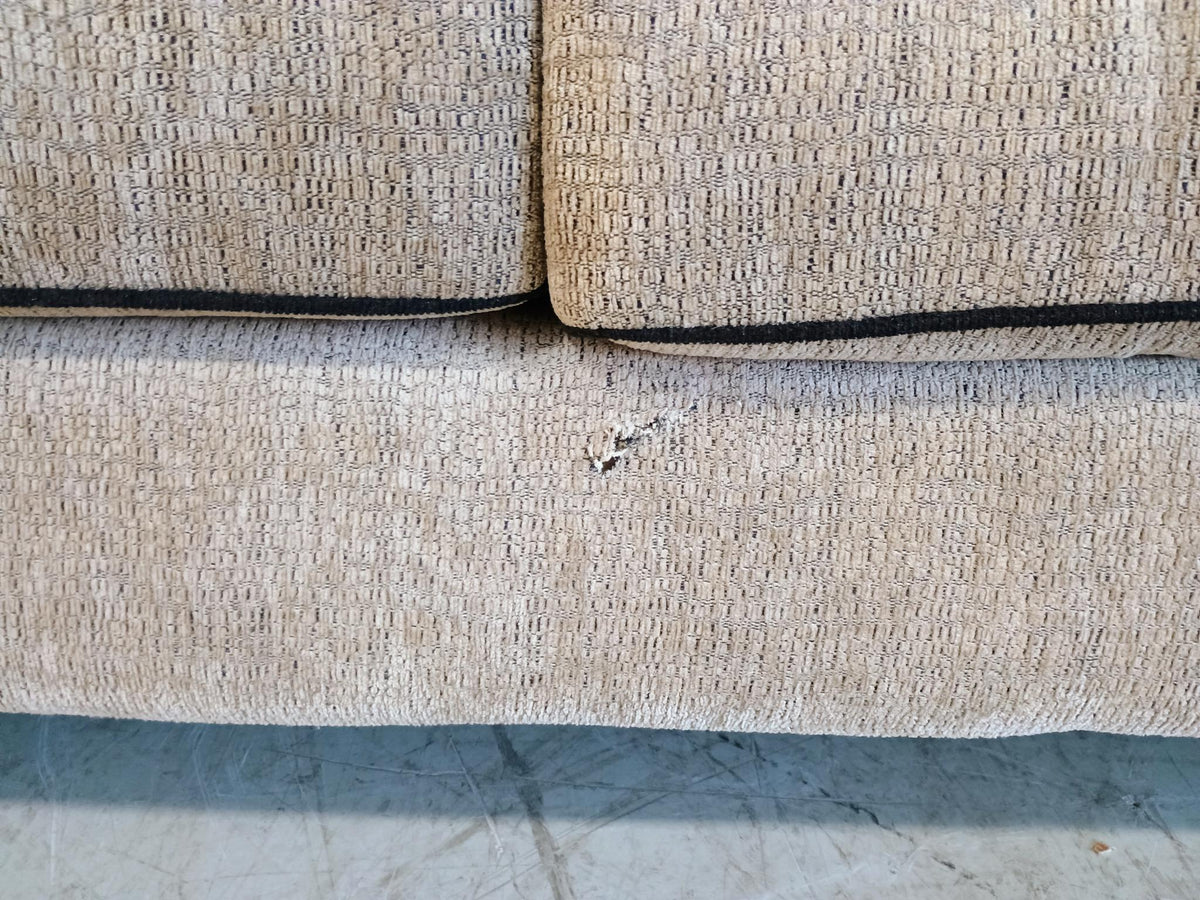 83" Beige Wide Sofa