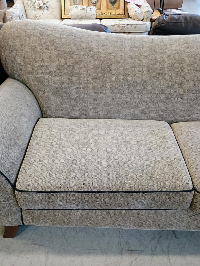 83" Beige Wide Sofa