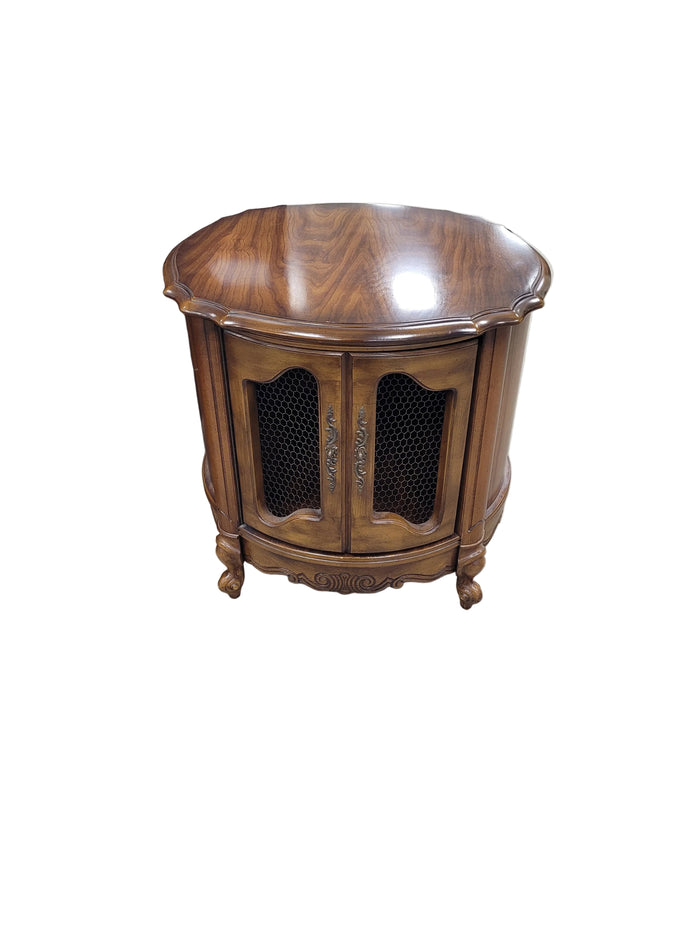 French Provincial Drum Table