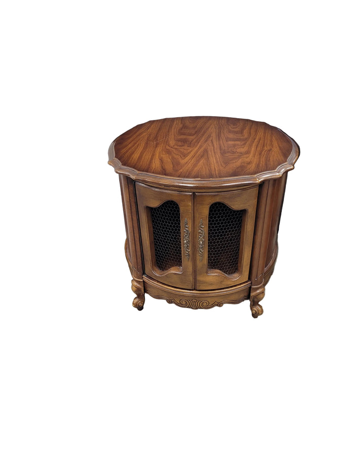 French Provincial Drum Table