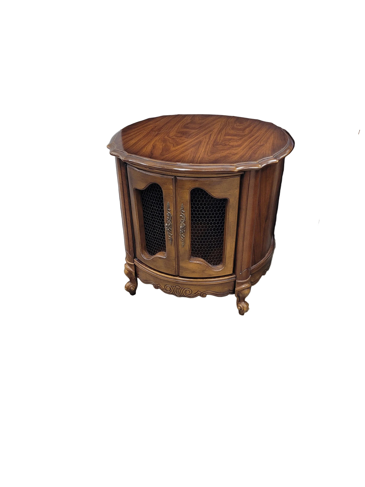 French Provincial Drum Table
