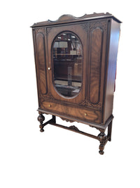 1930's Jacobean China Cabinet