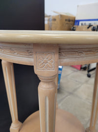 Vintage French Provincial 2-Tier Side Table