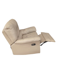 Beige Leather Recliner