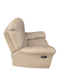 Beige Leather Recliner