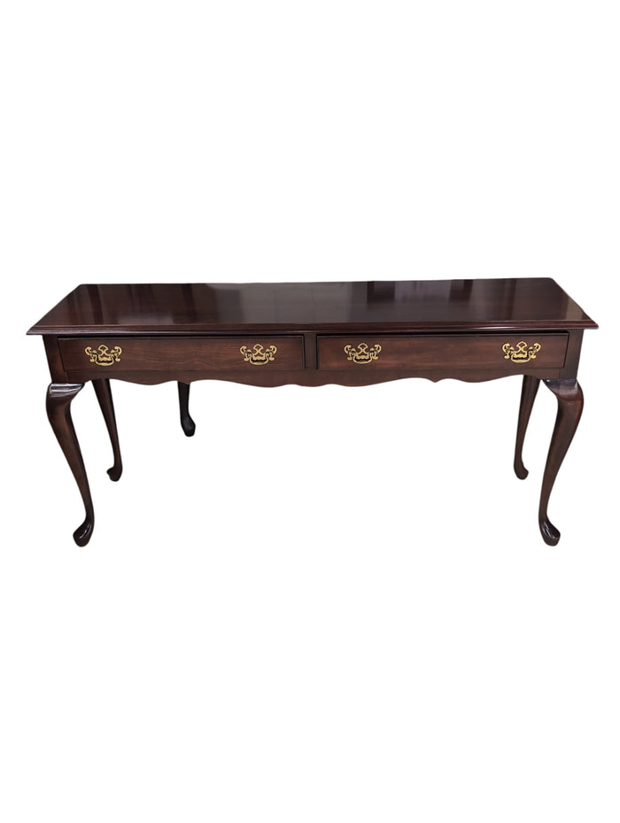Durham Furniture Solid Wood Mahogany Console Table