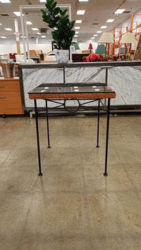 Vintage Style Table with a Glass Top