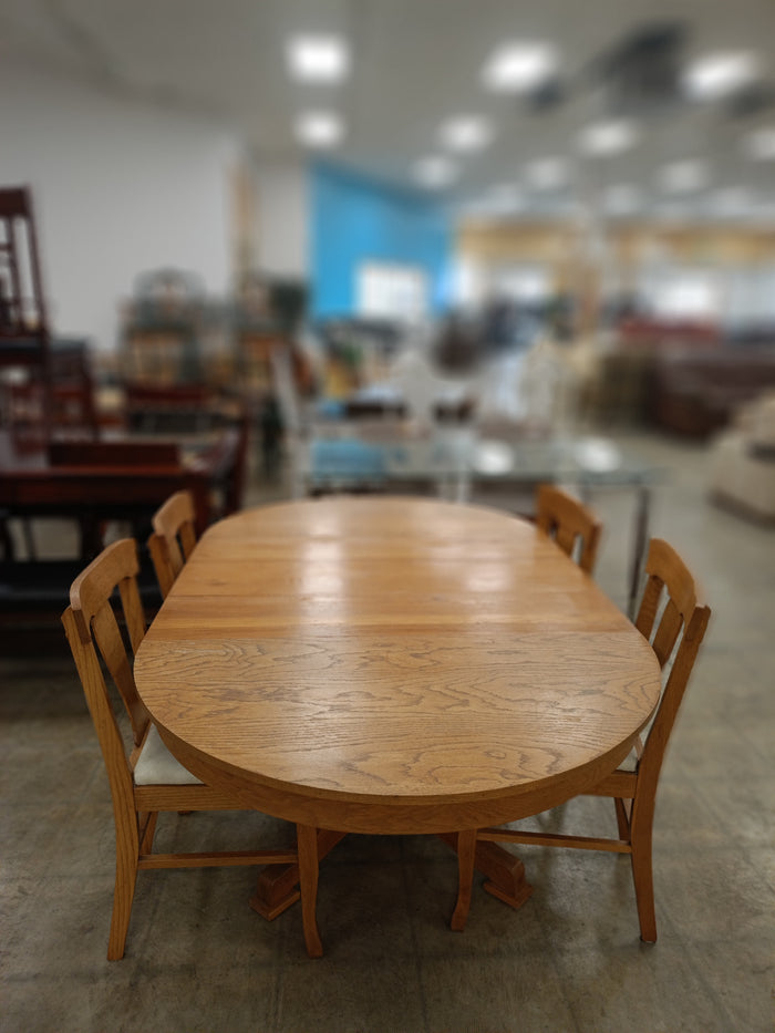 Oval Shape 5-Piece Dining Set