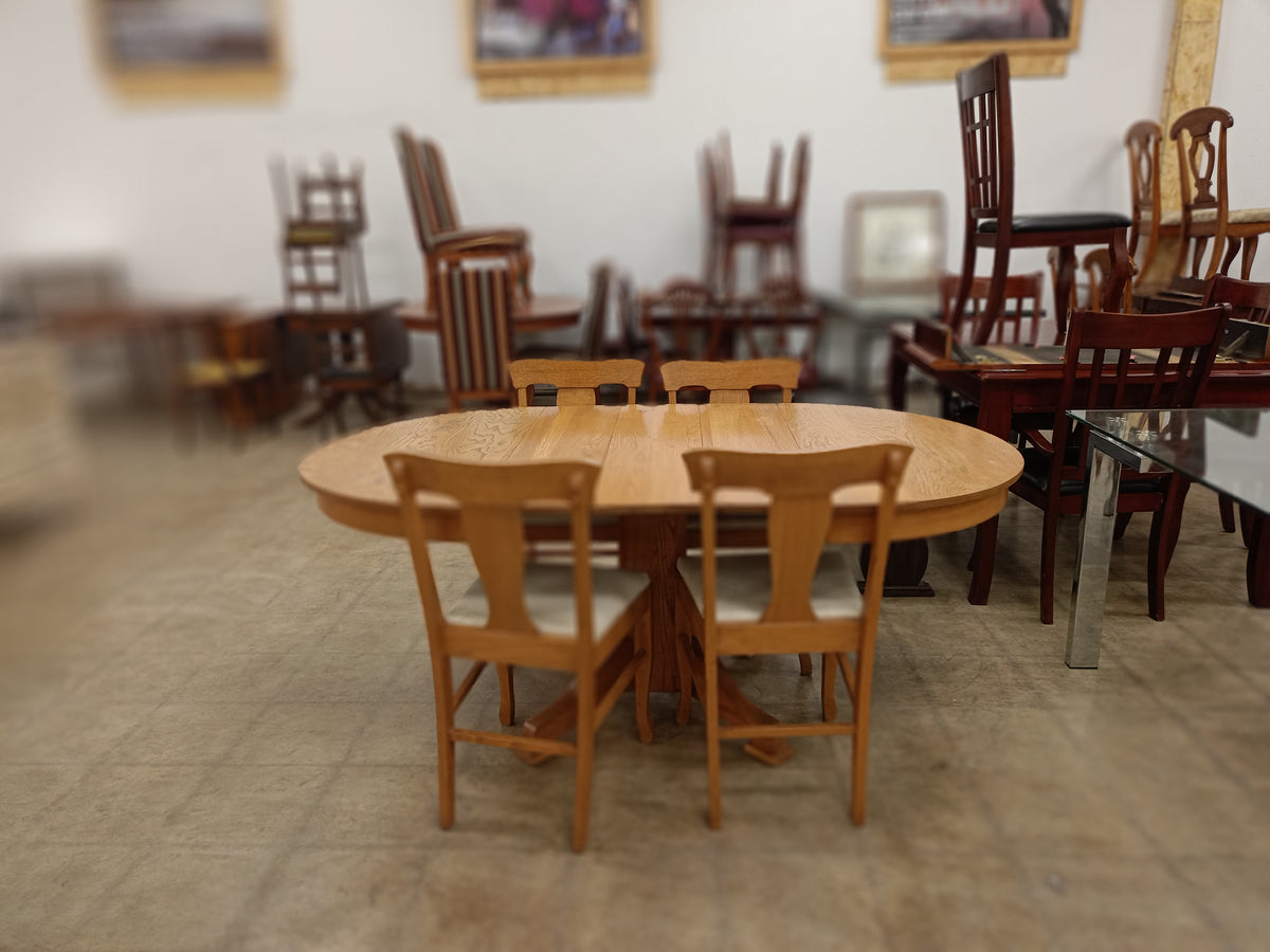 Oval Shape 5-Piece Dining Set