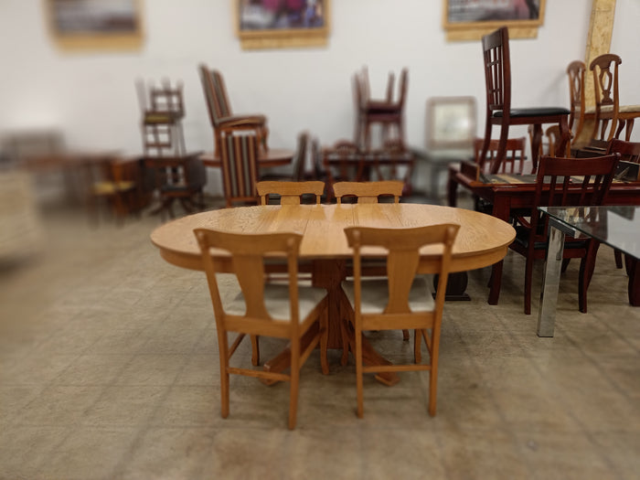 Oval Shape 5-Piece Dining Set