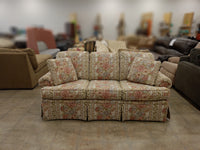 Three Seater Floral Upholstered Sofa
