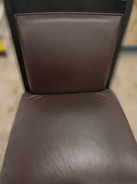 Dark Brown Armless Accent Chair