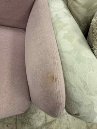 Pinkish-Mauve Fabric Recliner