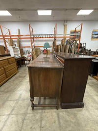 Vintage Style Dark Finish Sideboard