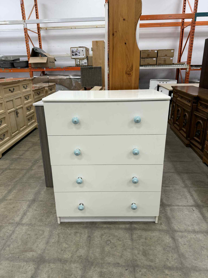 White Colored Chest of Drawers