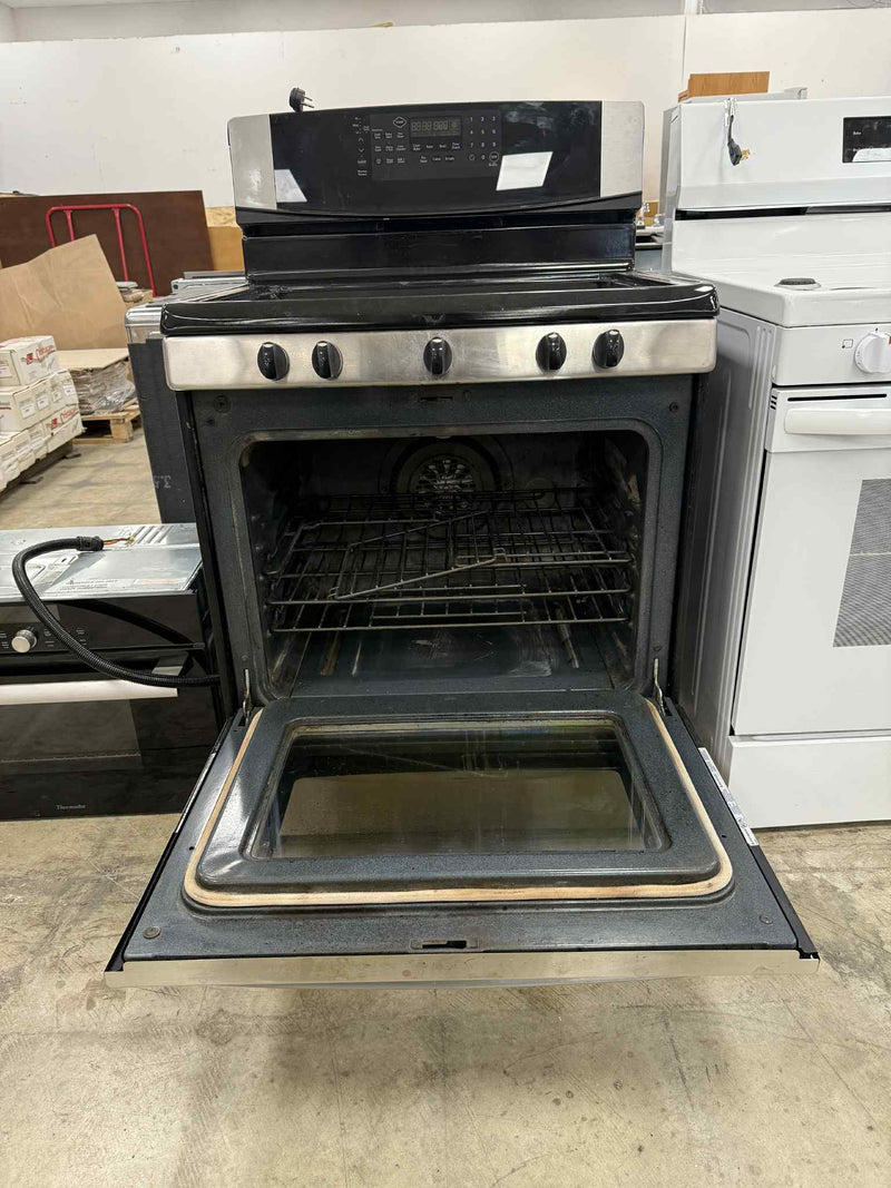 Kenmore Stainless Steel Finish and Black Cooktop