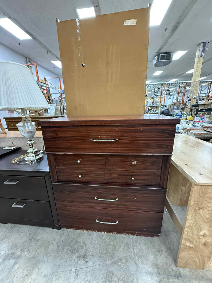 Mahogany Finish Chest of Drawers