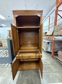 Light Colored Wooden Entertainment Unit