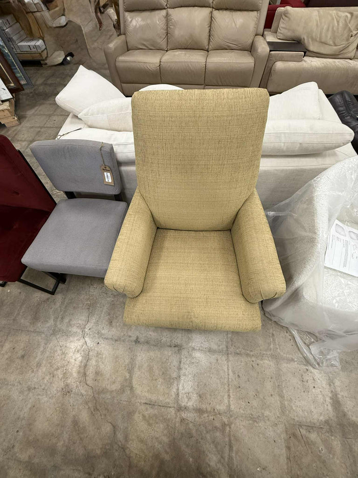 Traditional Style Pale Gold Armchair
